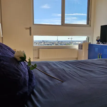 Loft 80m2 Au 9eme Etage Avec Ascenseur - Parking Gratuit - Vues Panoramiques Sur Apartamento Paris
