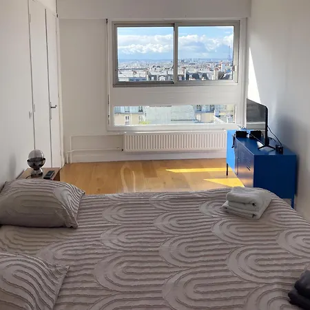 Loft 80m2 Au 9eme Etage Avec Ascenseur - Parking Gratuit - Vues Panoramiques Sur דירה *