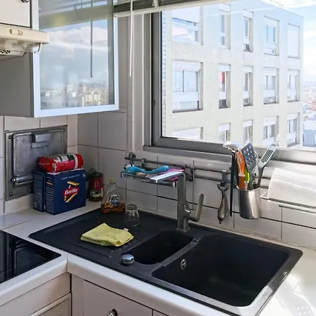 公寓 Loft 80m2 Au 9eme Etage Avec Ascenseur - Parking Gratuit - Vues Panoramiques Sur 巴黎