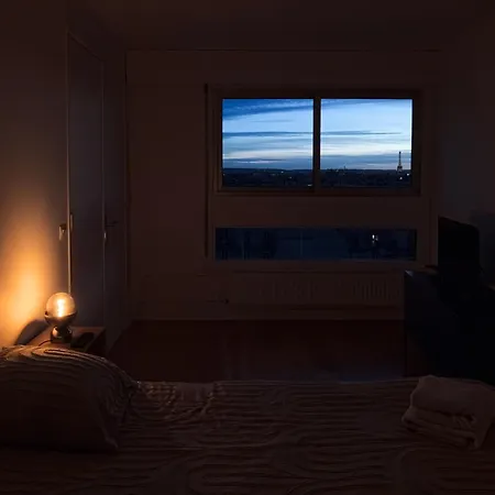 Loft 80m2 Au 9eme Etage Avec Ascenseur - Parking Gratuit - Vues Panoramiques Sur פריז
