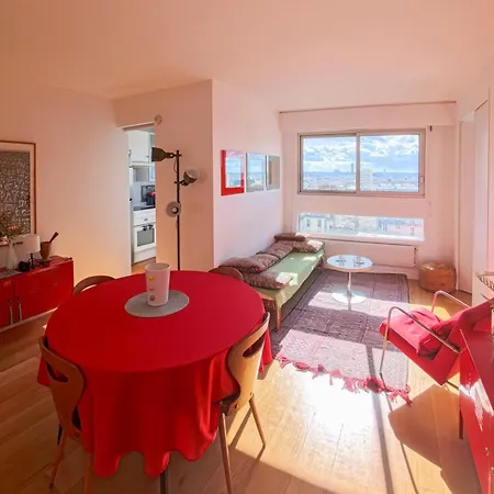 Loft 80m2 Au 9eme Etage Avec Ascenseur - Parking Gratuit - Vues Panoramiques Sur * 巴黎