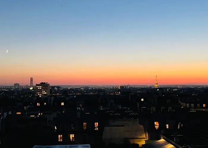 アパート Loft 80M2 Au 9Eme Etage Avec Ascenseur - Parking Gratuit - Vues Panoramiques Sur Tout Paris