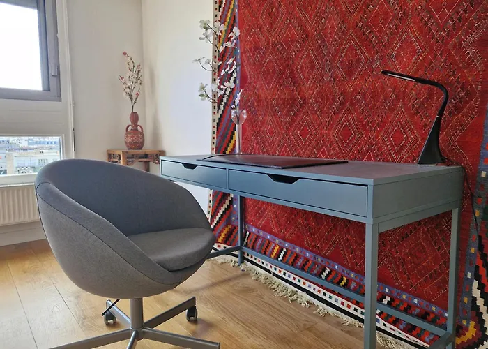 Loft 80M2 Au 9Eme Etage Avec Ascenseur - Parking Gratuit - Vues Panoramiques Sur Tout Paris アパート *