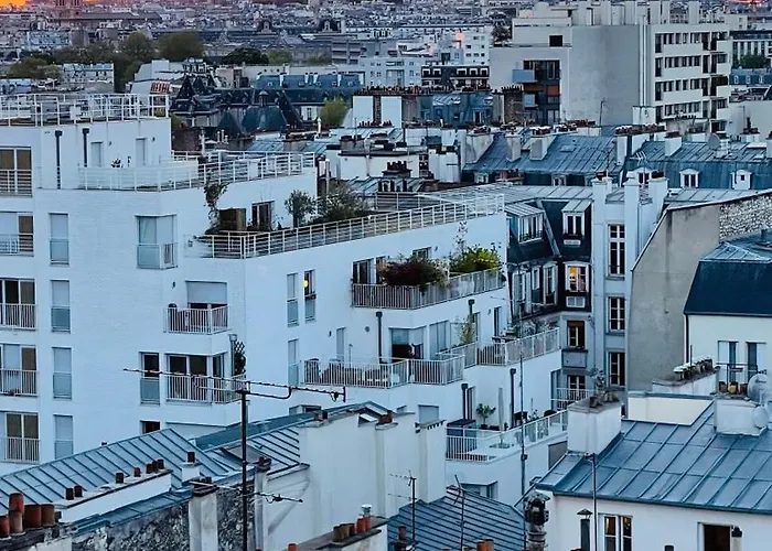 Loft 80M2 Au 9Eme Etage Avec Ascenseur - Parking Gratuit - Vues Panoramiques Sur Tout Paris アパート *