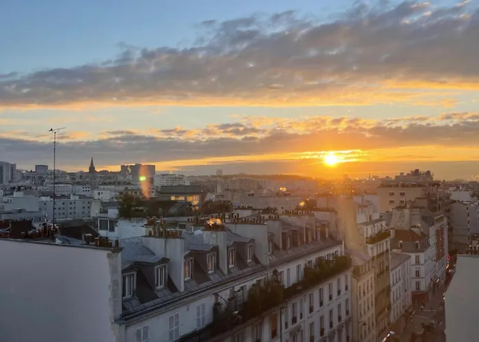 Loft 80M2 Au 9Eme Etage Avec Ascenseur - Parking Gratuit - Vues Panoramiques Sur Tout Paris パリ