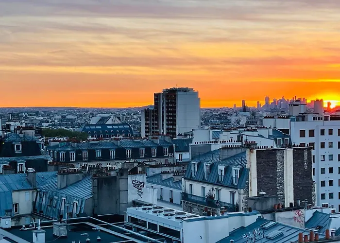 Loft 80M2 Au 9Eme Etage Avec Ascenseur - Parking Gratuit - Vues Panoramiques Sur Tout Paris * パリ