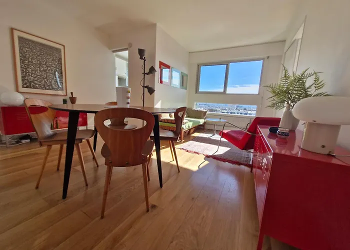 Loft 80M2 Au 9Eme Etage Avec Ascenseur - Parking Gratuit - Vues Panoramiques Sur Tout Paris * パリ